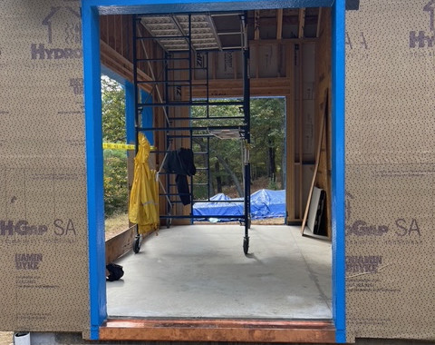 Benjamin Obdyke Hydrogap SA House Wrap for water management, along with Obdyke Hydrogap LA Liquid-Applied Flashing and Obdyke Hydroflash UV Tape