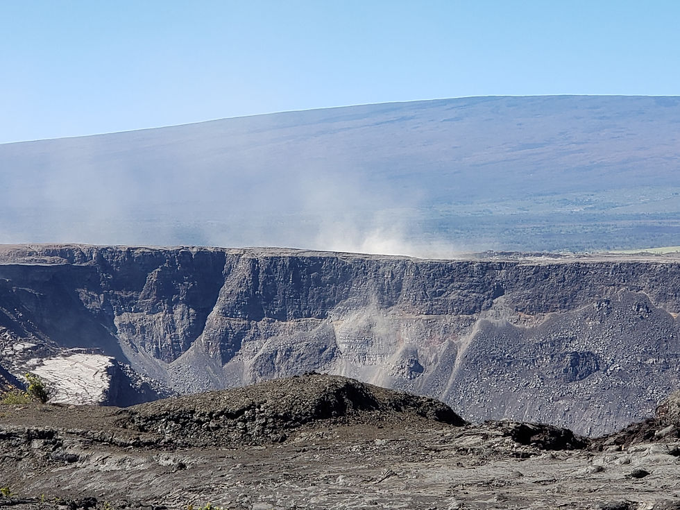 The summit of Kilauea