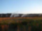 steam vents at sunrise