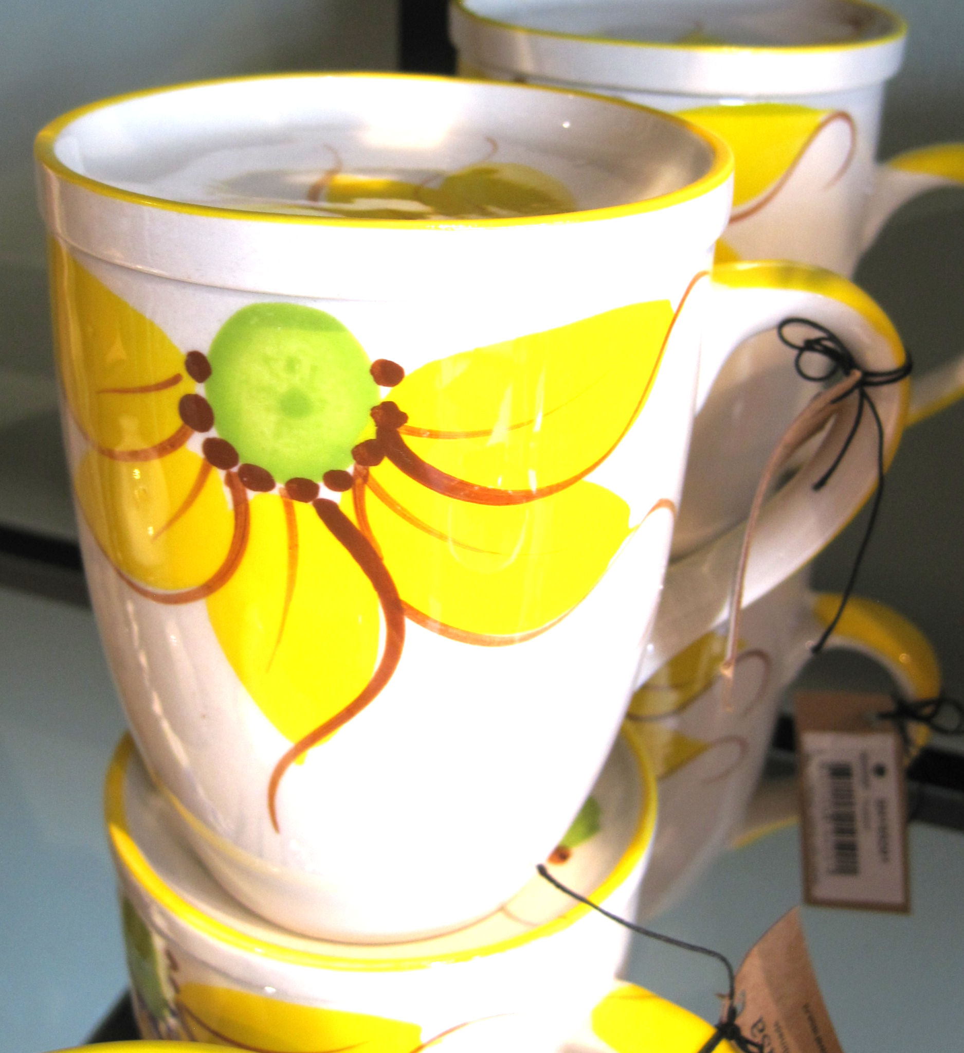 Theemok zonnebloemen geel of oranje