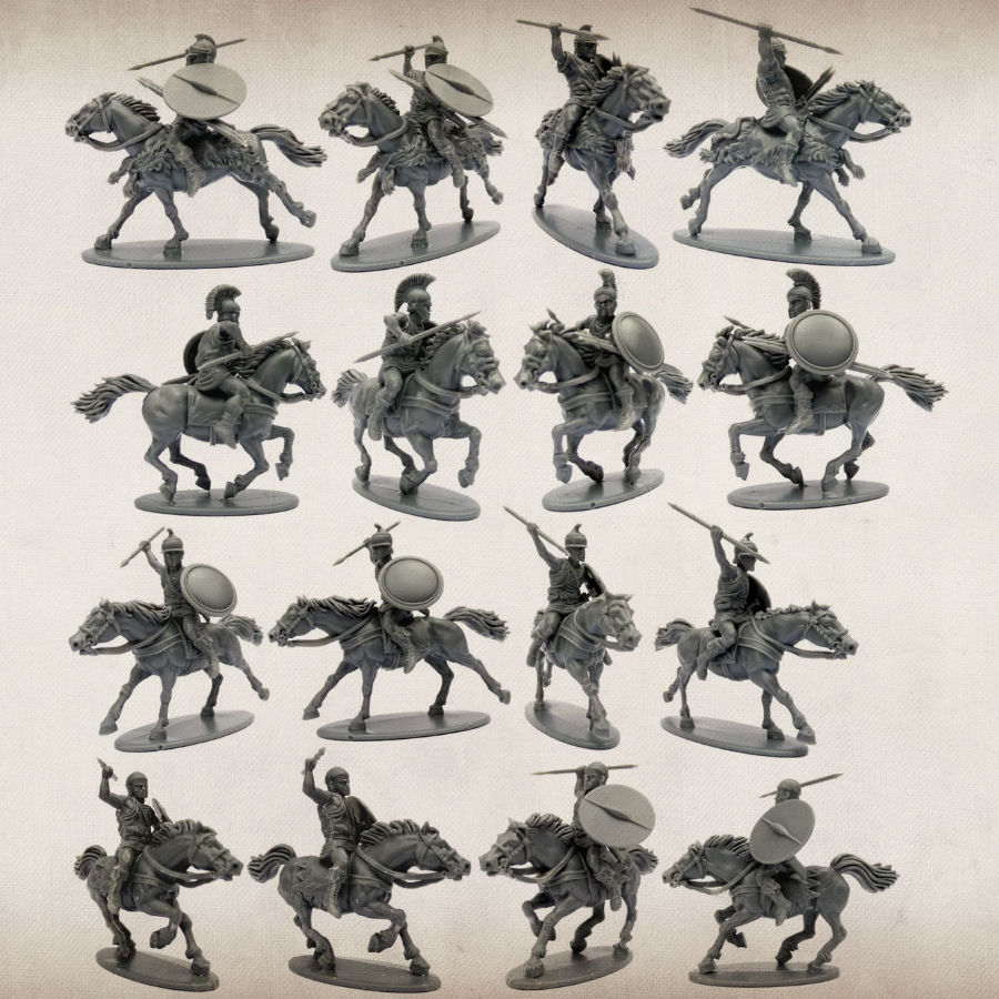 Miniature : Cavalerie légère grecque (x12)