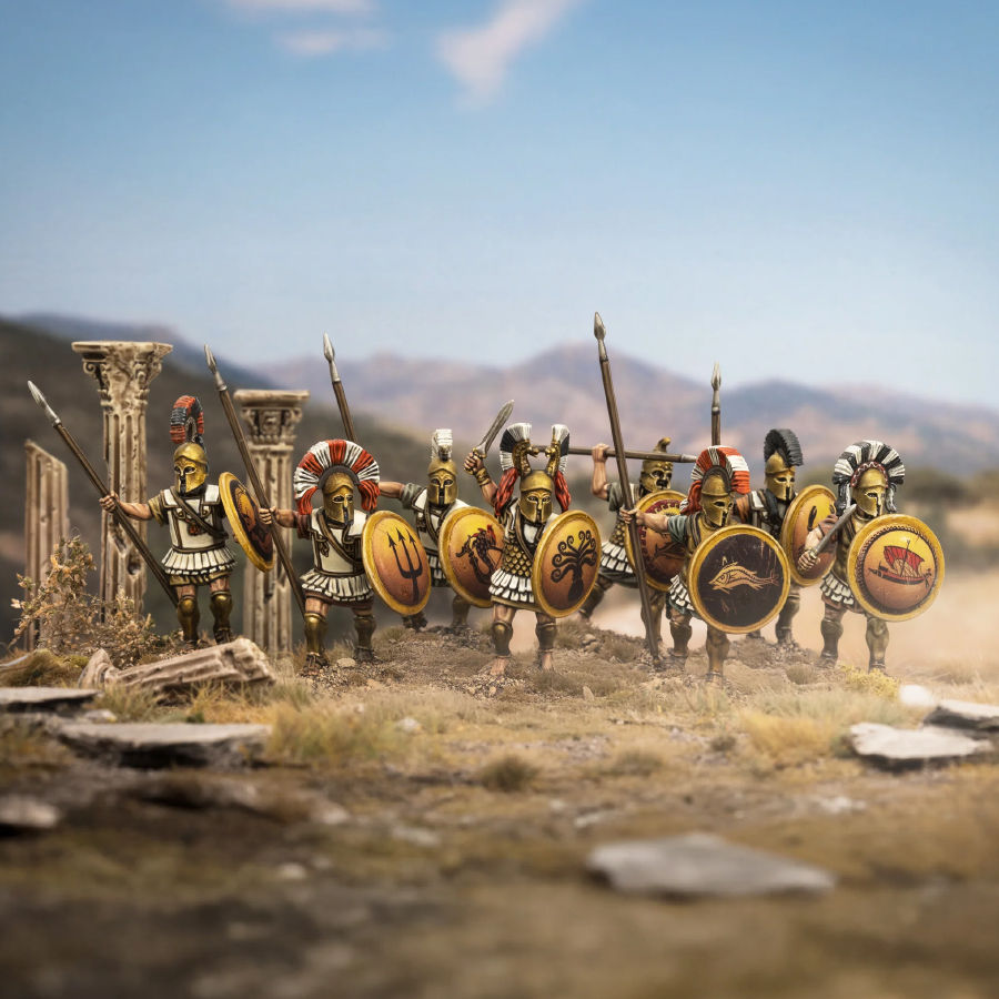 Miniature : Hoplites grecs (x48)