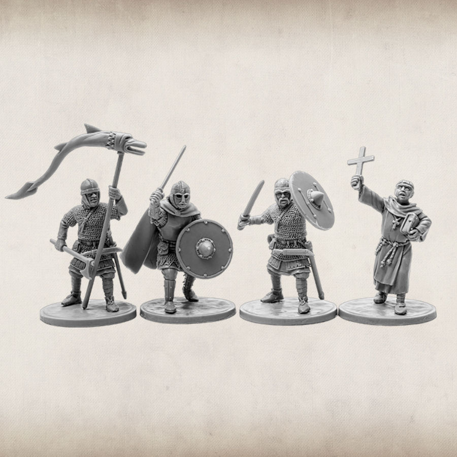 Miniature : Commandement anglo-saxon (x4)