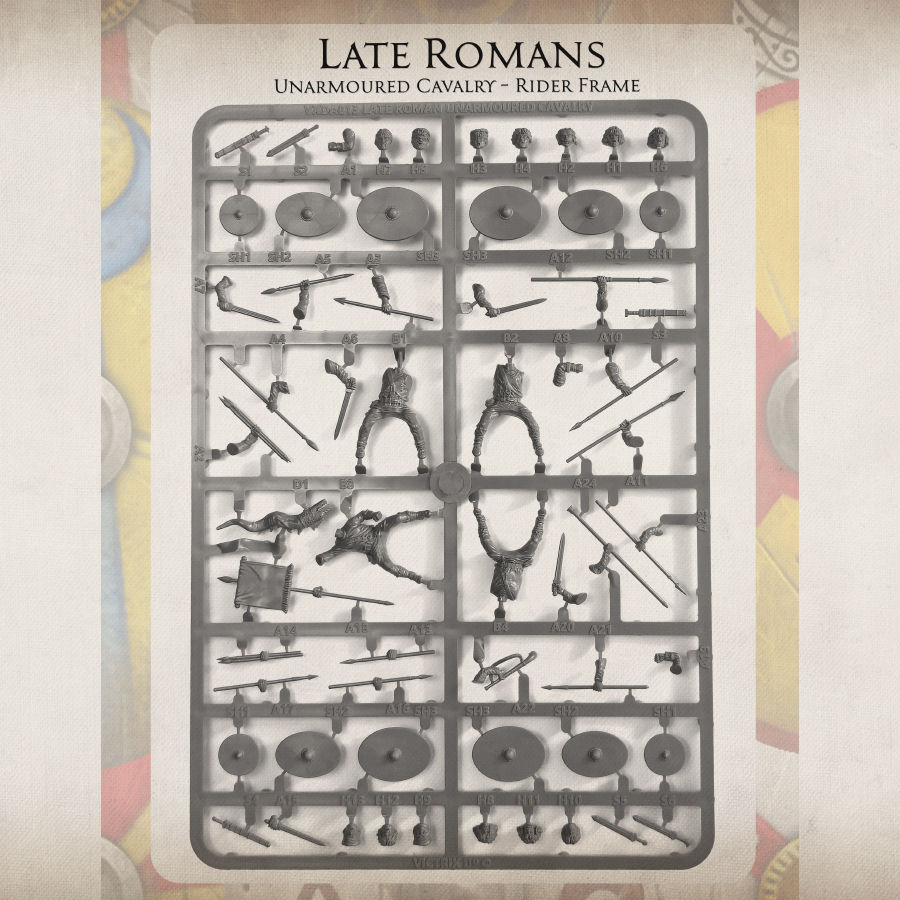 Miniature : Cavalerie légère romaine tardive (x12)