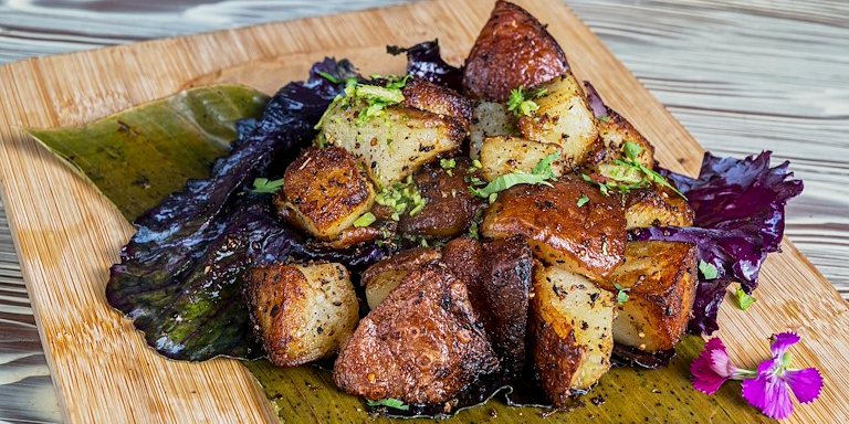 Arranged Food and Objects