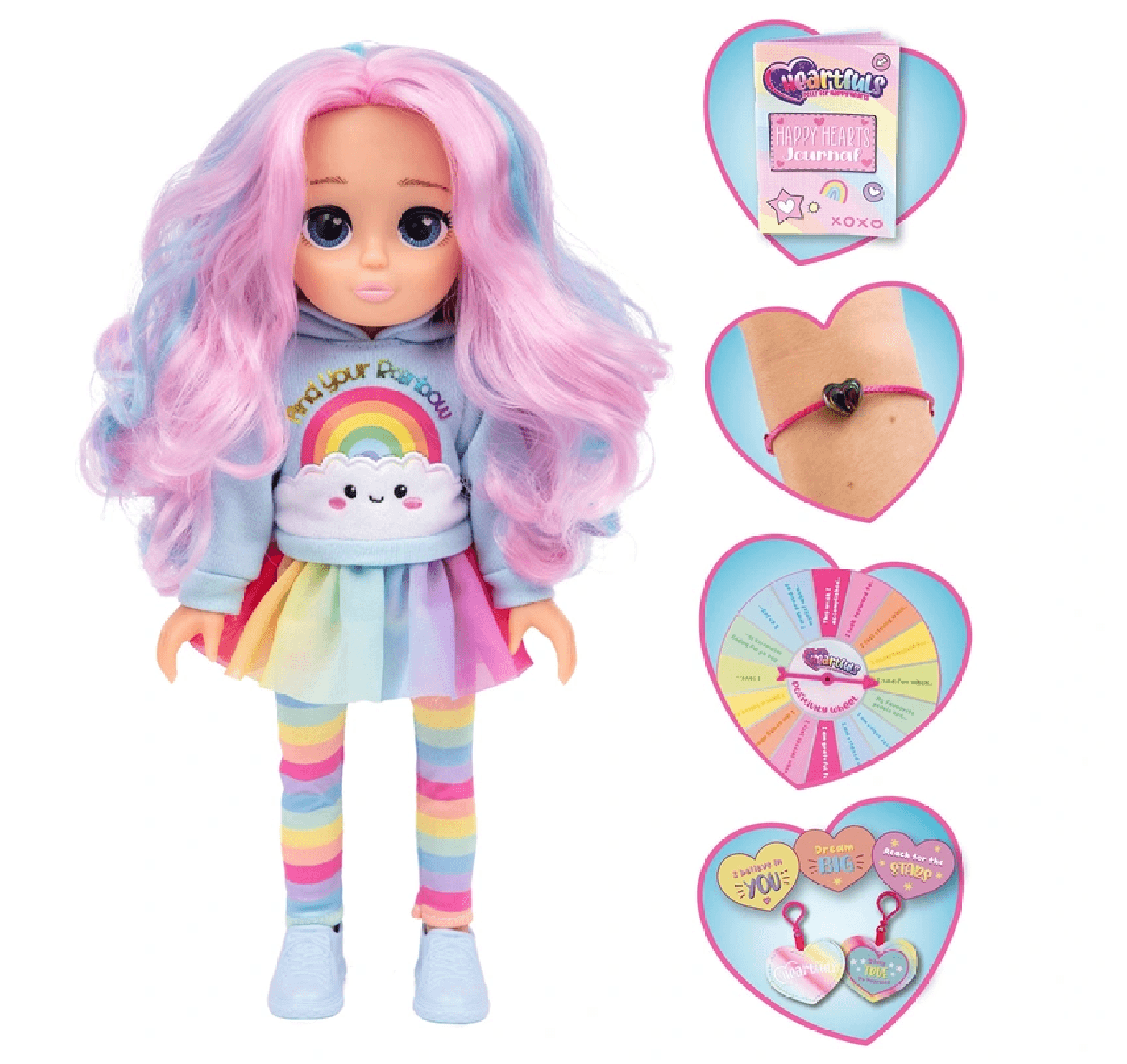 Heartfuls Skye Colourful Doll