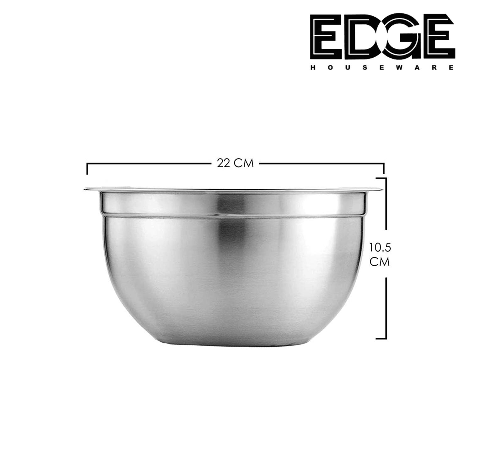 22 cm Stainless Steel Mixing Bowl