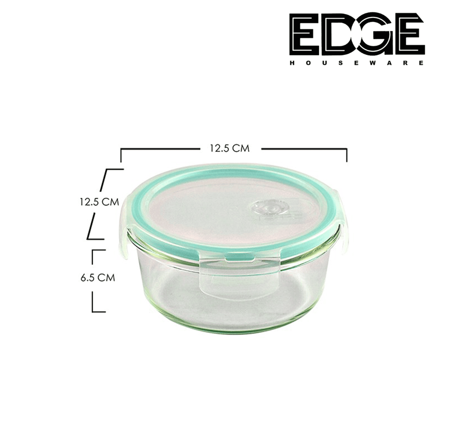 400 ml Green Lid Round Food Keeper
