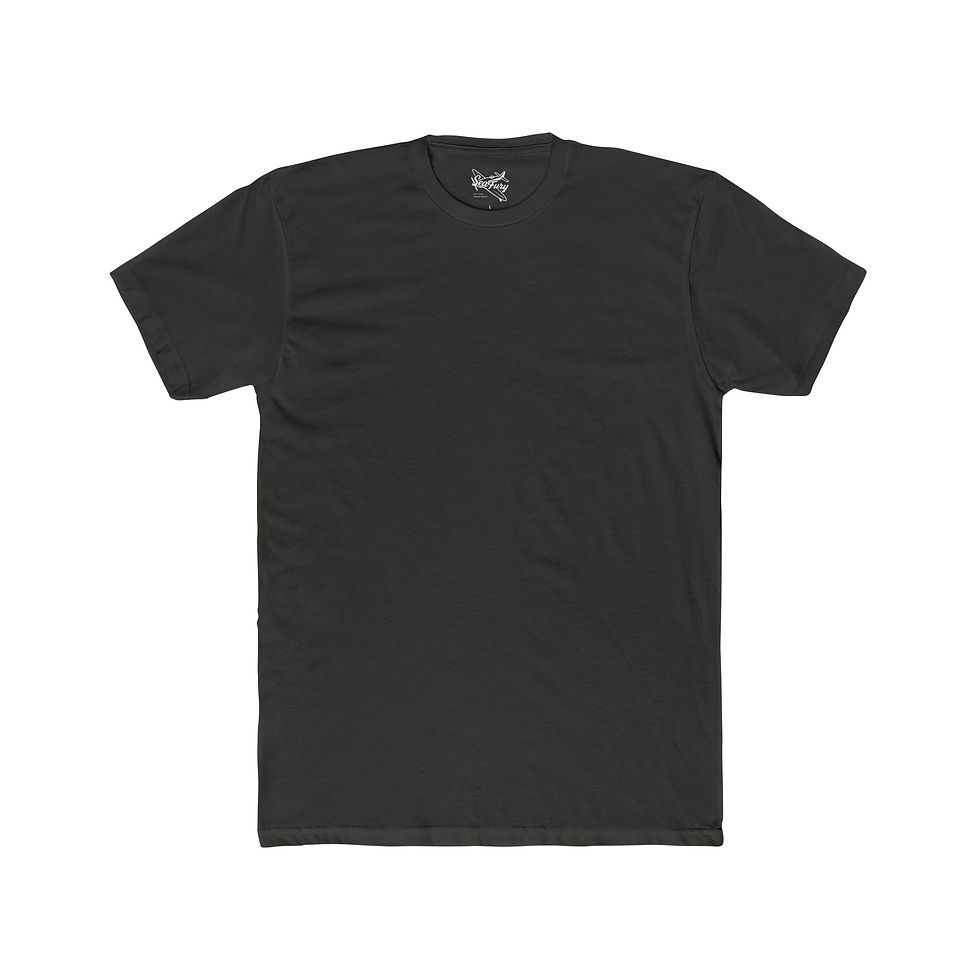 Thumbnail: SeaFury Cotton Crew Tee (Back Logo - White)