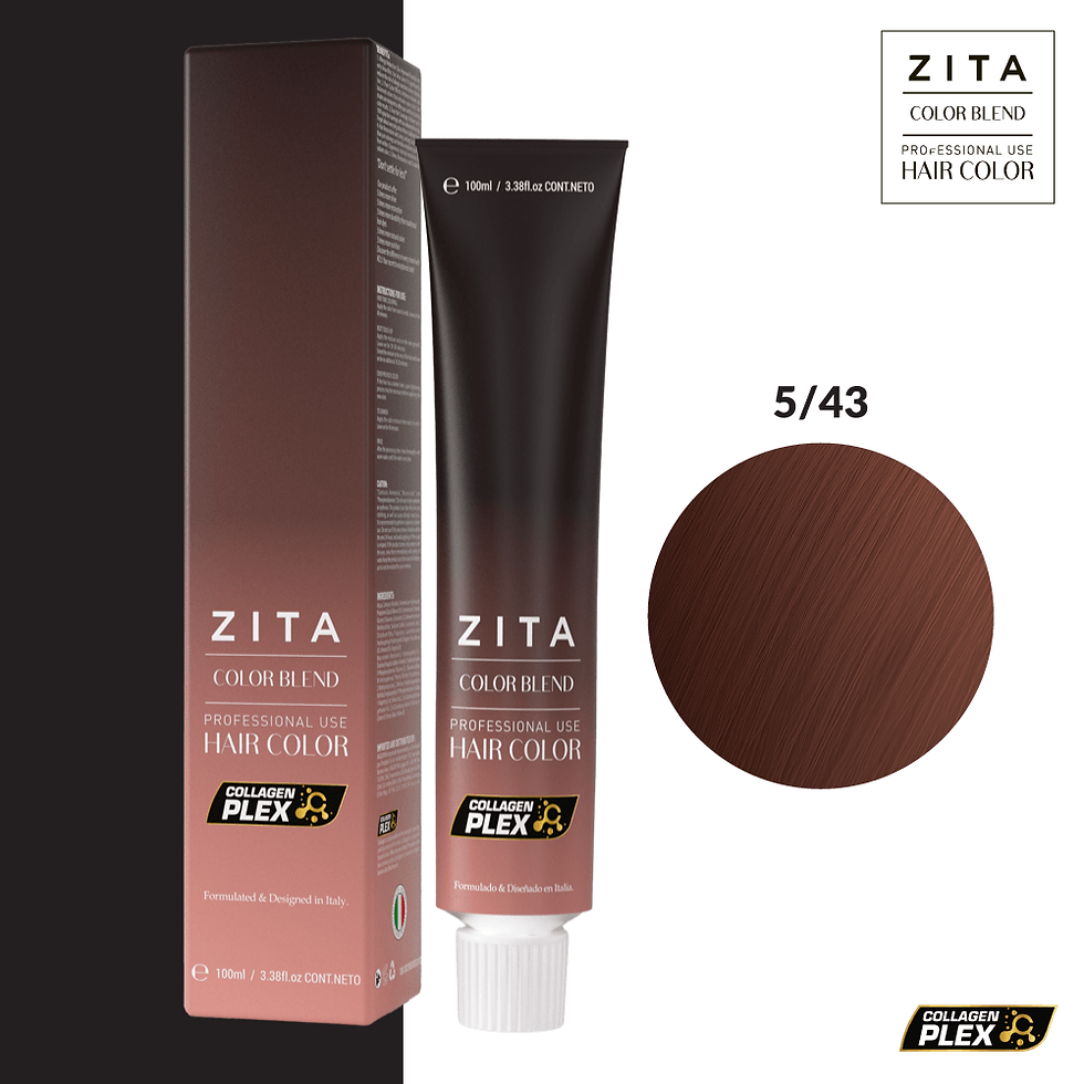 Miniatura: Tintura Zita Color Blend 100 Ml + Oxidante Tonos 5/ Castaños claros