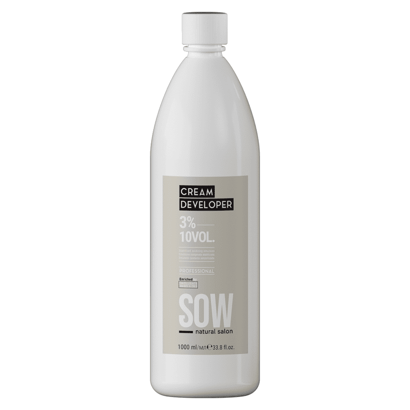 Cream Developer Sow 1000 ml - Oxidante en Crema Profesional