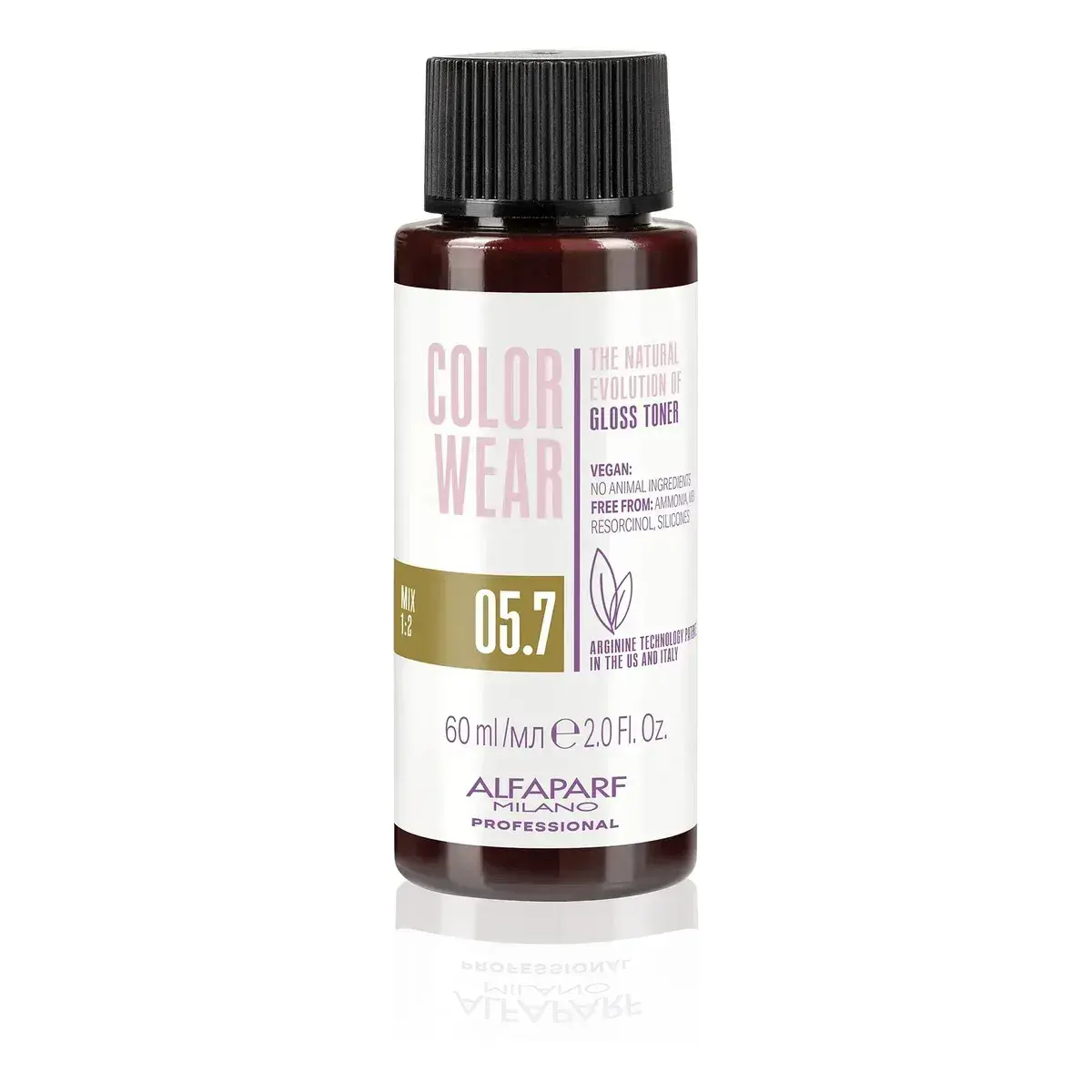Coloración Gloss Tóner Color Wear Alfaparf Milano 60 Ml 05.7