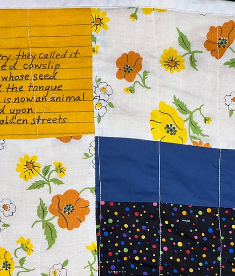 Transmissions Quilt (detail 2)