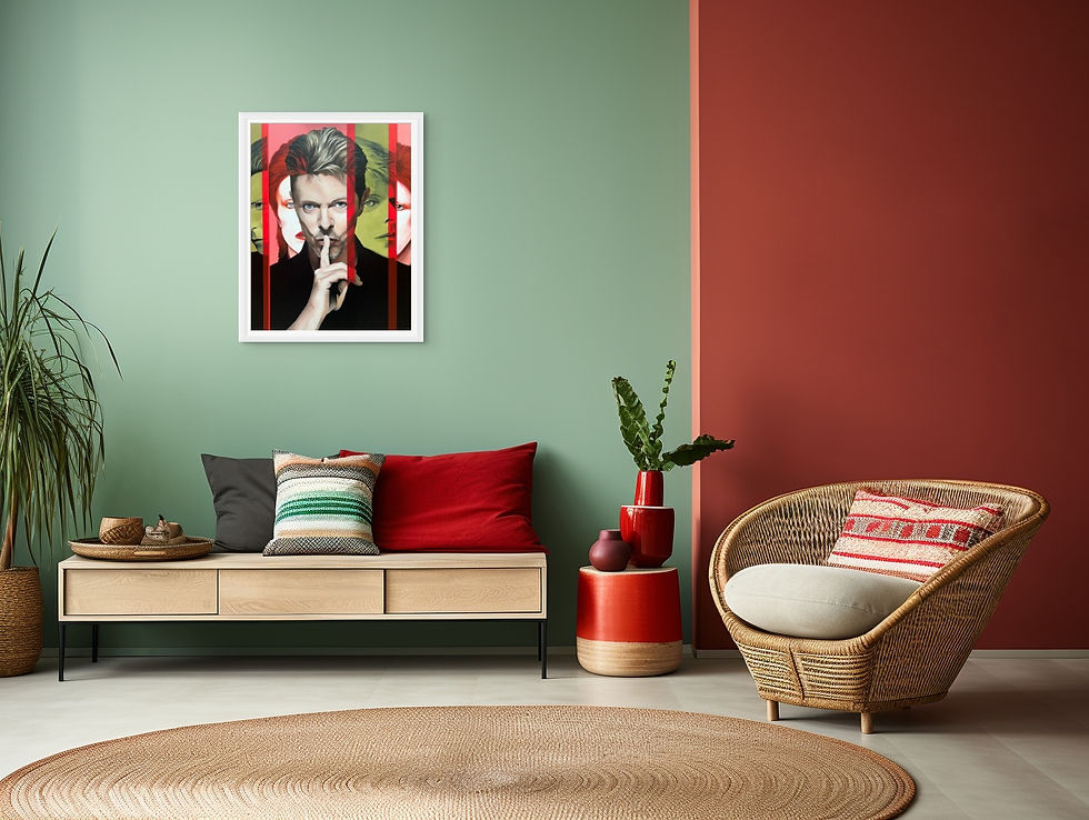 Miniature : CHUUUT! Hommage à David Bowie - 50 x 70 cm