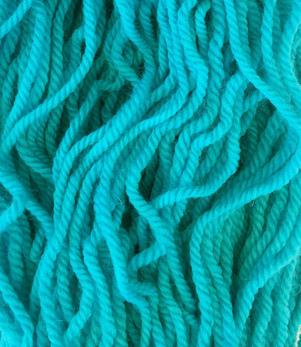 Mid Turquoise Perendale—Mollydale Yarns