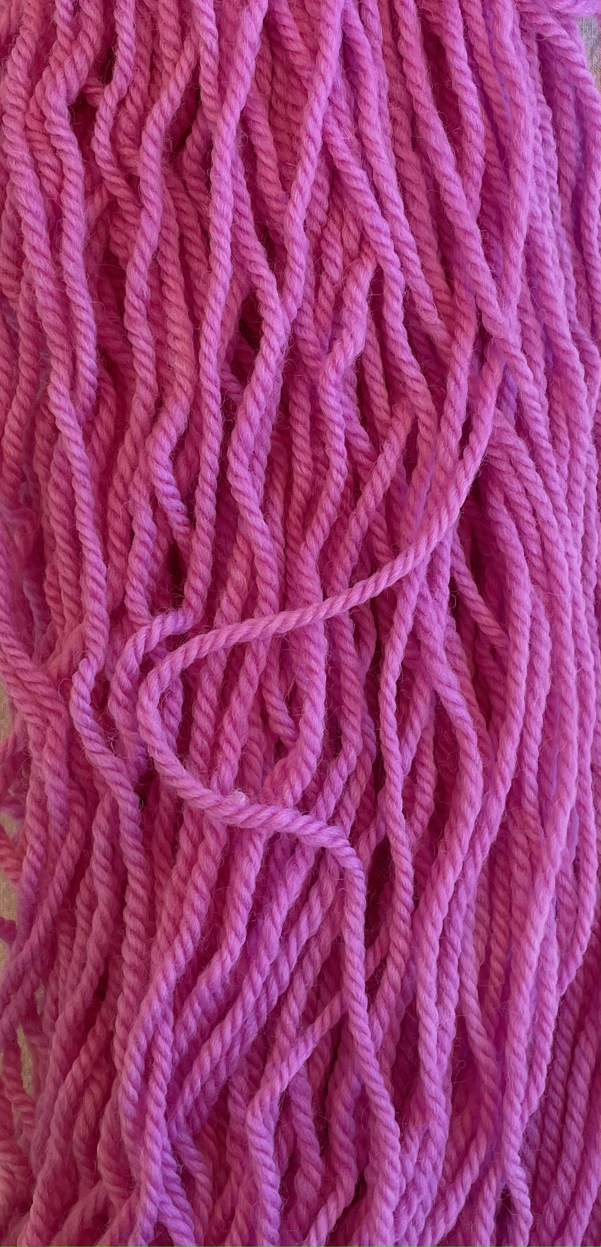 Mid Magenta Perendale—Mollydale Yarns