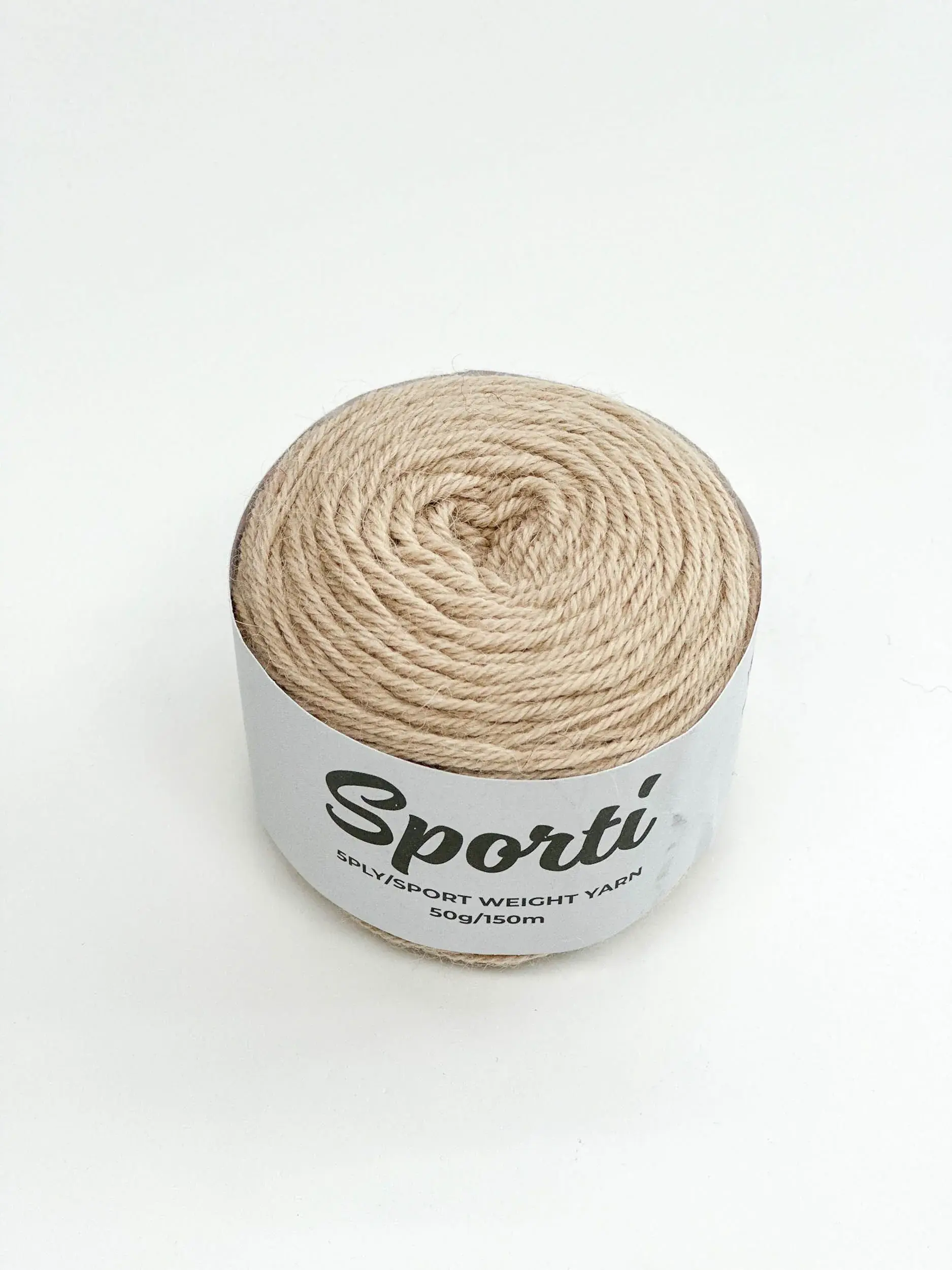 Oatmeal 207 Sporti 5 ply by Alpaca Yarns