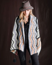 Thumbnail: Chevron scarf & wrap 433 by Cleckheaton