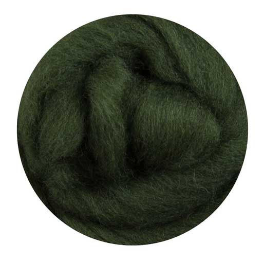 fern green—Ashford Merino slivers (SCHOOL ORDERS ONLY)