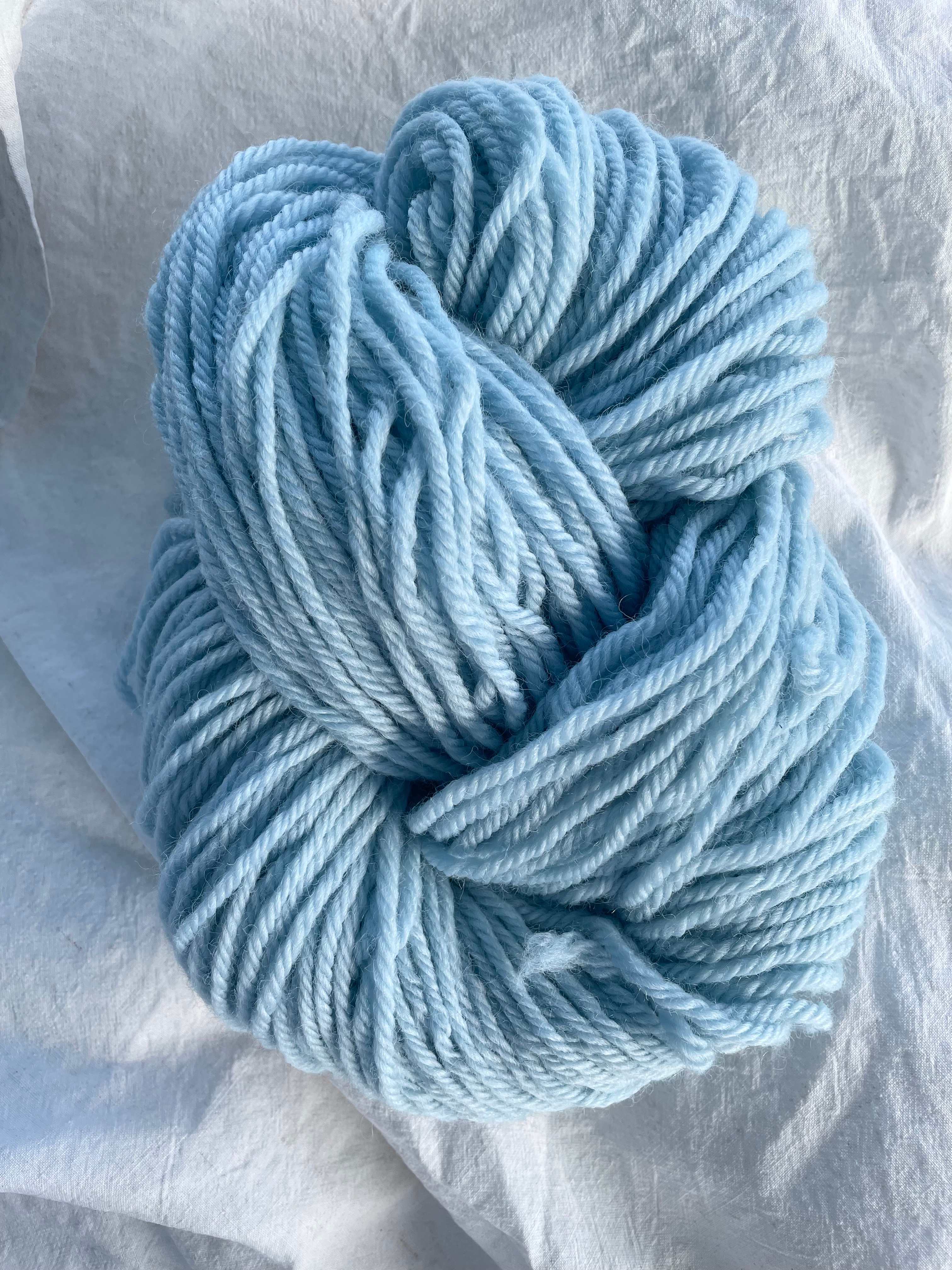 Light Blue New Rug Yarn—Mollydale Yarns
