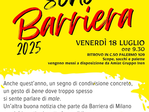 PULIAMO BARRIERA CON I RAGAZZI DELLA PACE