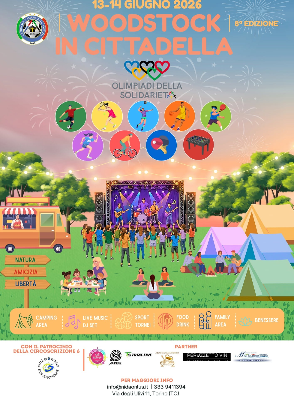 NEL WEEK END FALCHERA DIVENTA LA NOSTRA WOODSTOCK
