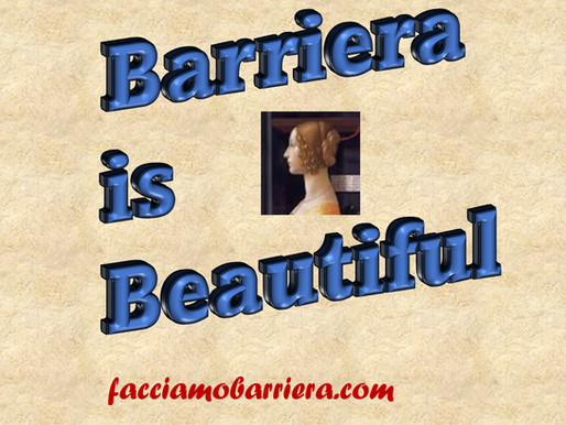 BARRIERA IS BEAUTIFUL