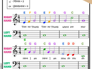 Pre-school Piano - 2-handed Tommy Thumb!