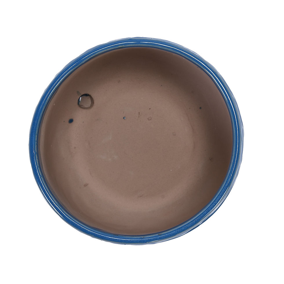 Thumbnail: Handmade Ceramic Planter Set of 2 with Saucers, Indoor/Outdoor