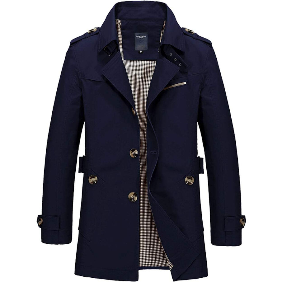 Thumbnail: Mens Classic Trench Coat