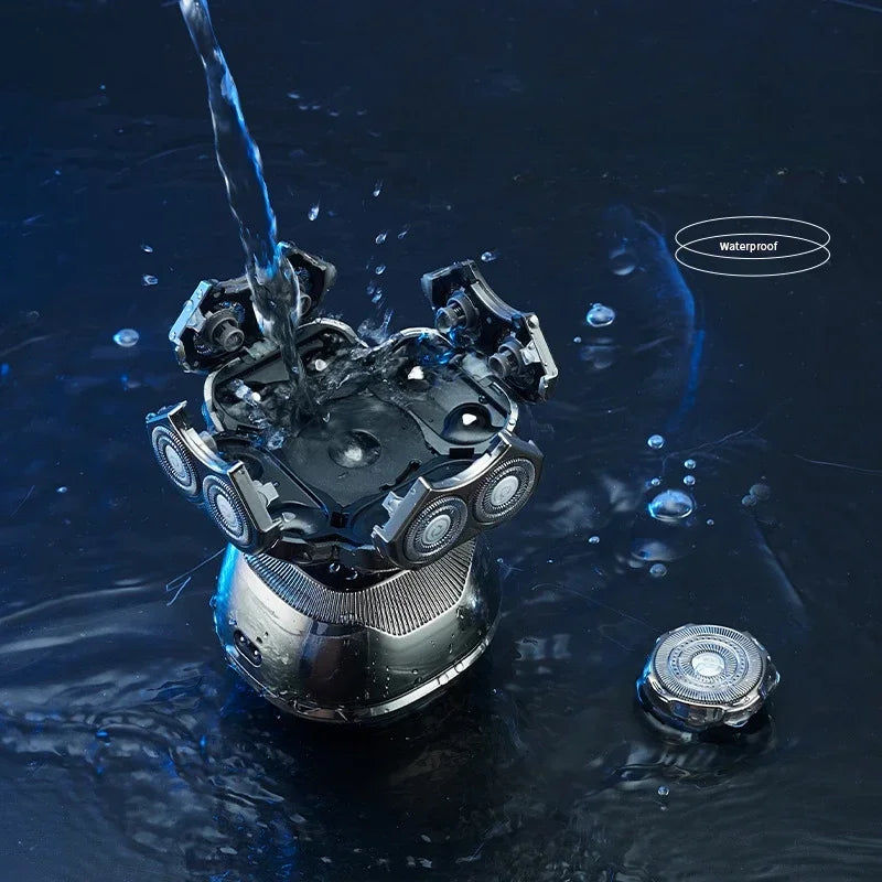 Thumbnail: Six In One Waterproof Electric Shaver And Grooming Kit