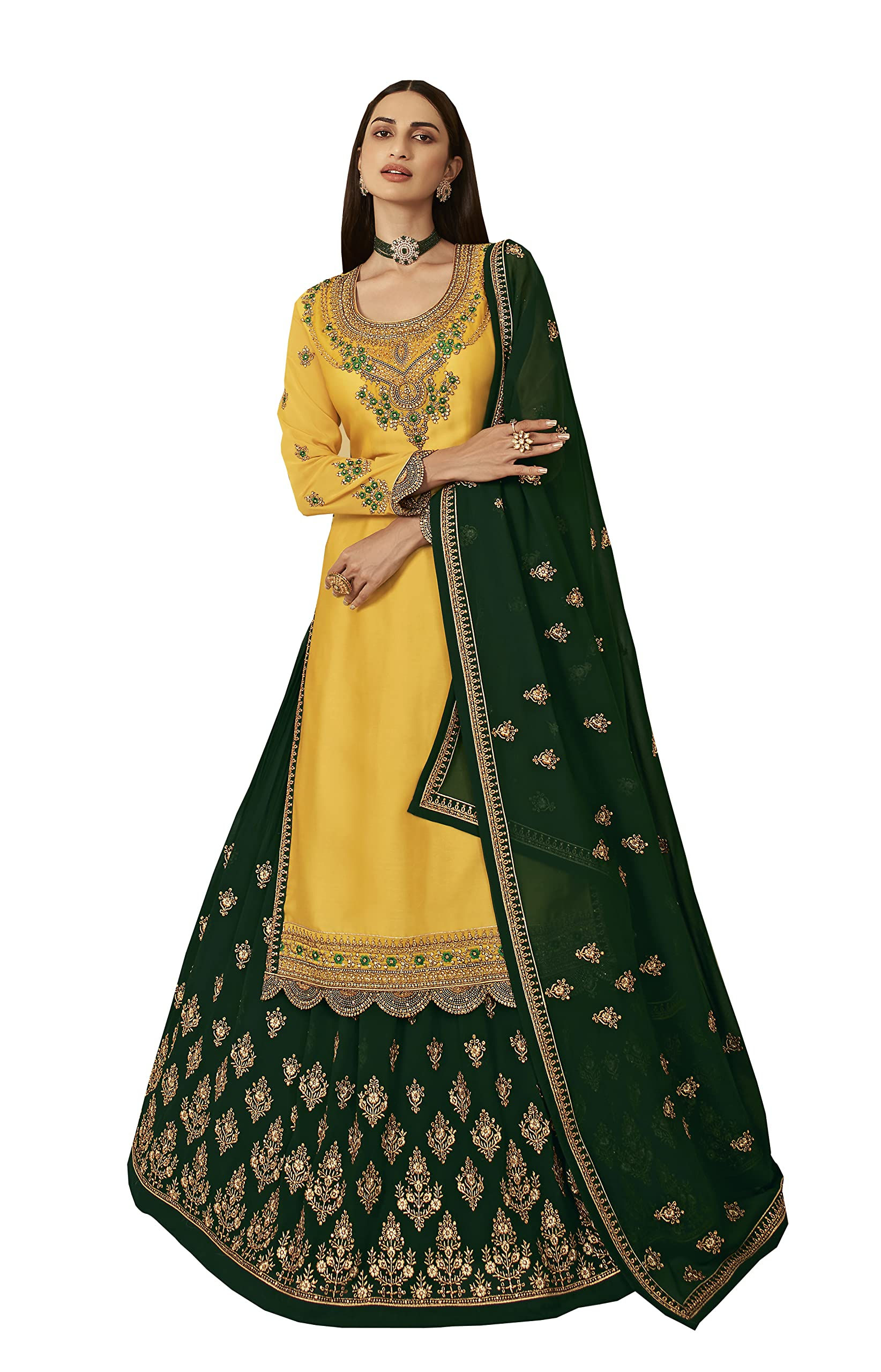 Eid Celebration Georgette Ghagra Salwar