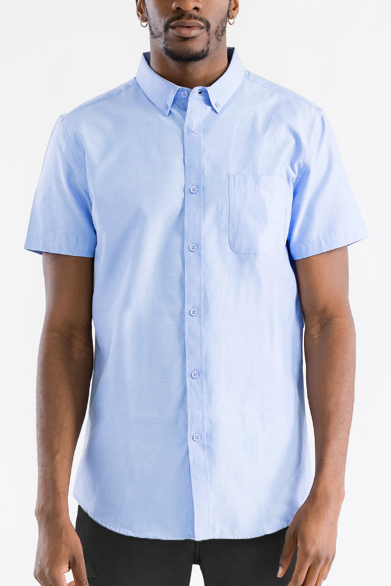 Men's Signature Short Sleeve Button-Down Shirt
