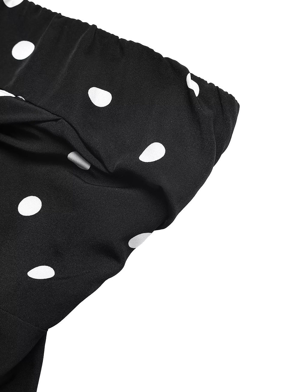 Thumbnail: Polka Dot Strapless Wide Leg Jumpsuit
