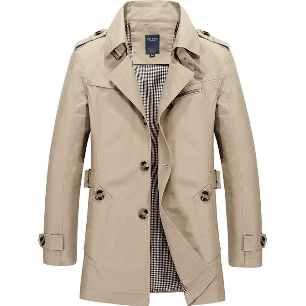 Thumbnail: Mens Classic Trench Coat