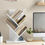 Thumbnail: Cloud White Tree Bookshelf Five Tier Corner Shelf Unit