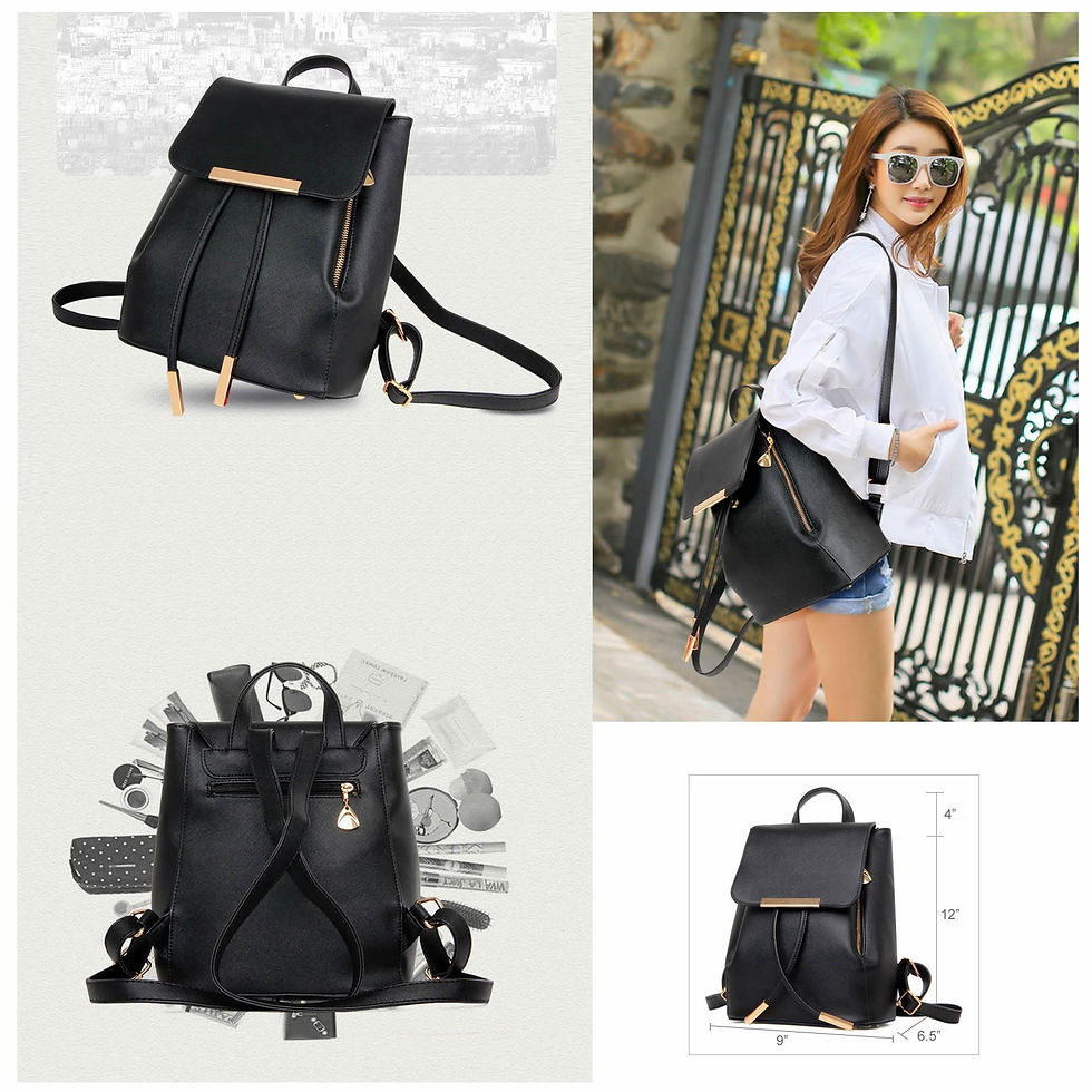 Thumbnail: Katalina Women's Vegan Leather Convertible Backpack Handbag