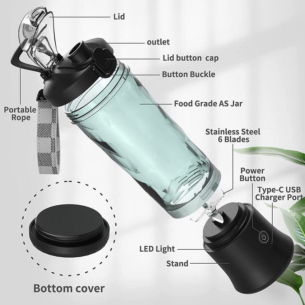 Thumbnail: Cordless Portable Blender Bottle for Juices and Smoothies