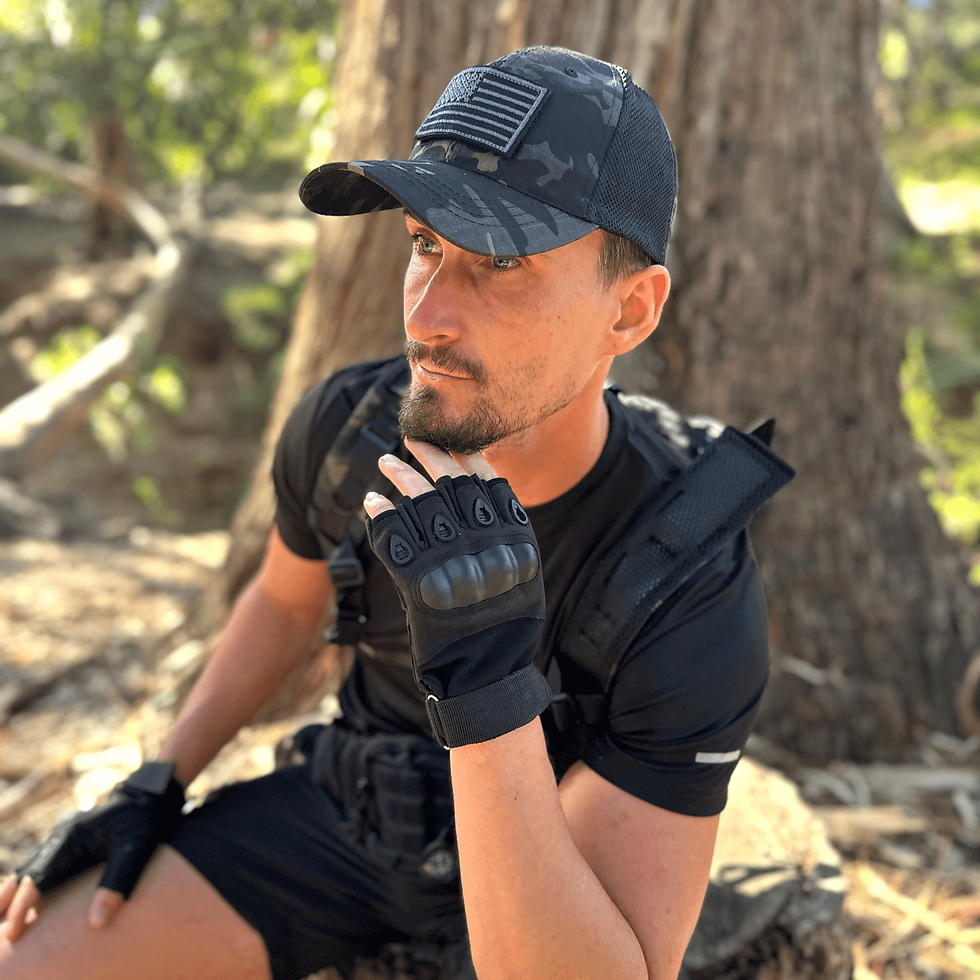 Thumbnail: Tactical Fingerless Airsoft Gloves for Outdoor Sports, Paintball, and