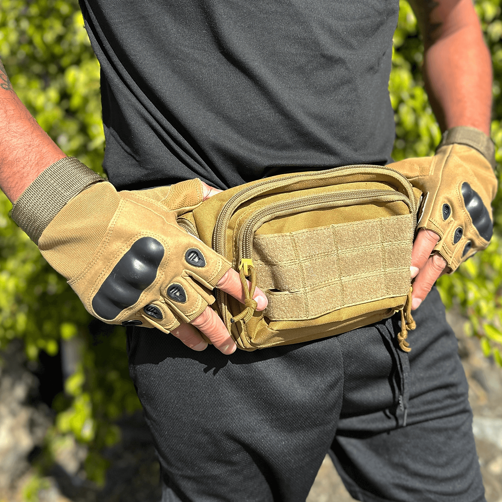 Thumbnail: Tactical Fingerless Airsoft Gloves for Outdoor Sports, Paintball, and