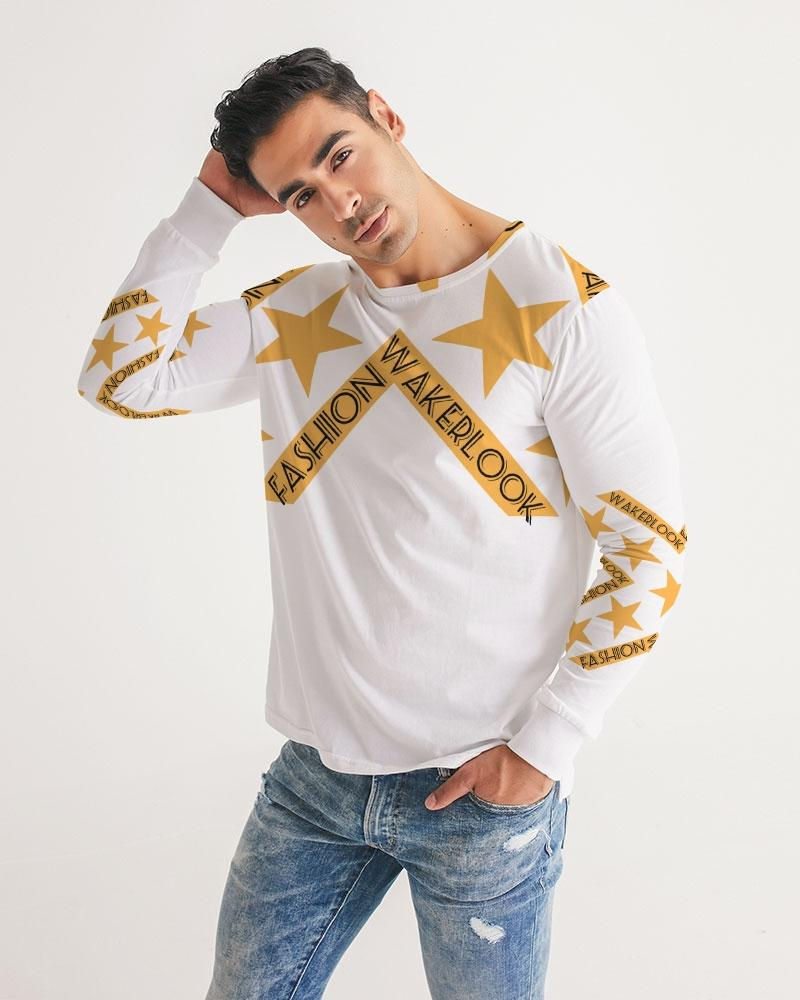 Men's Long Sleeve Crew Neck Tee, Slim Fit