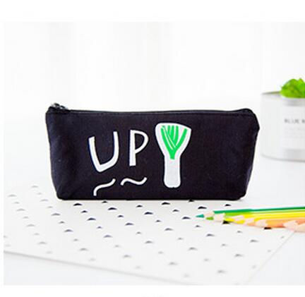 Thumbnail: Cute Canvas Pencil Case School Stationery Kawaii