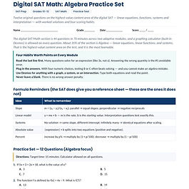 SAT Prep