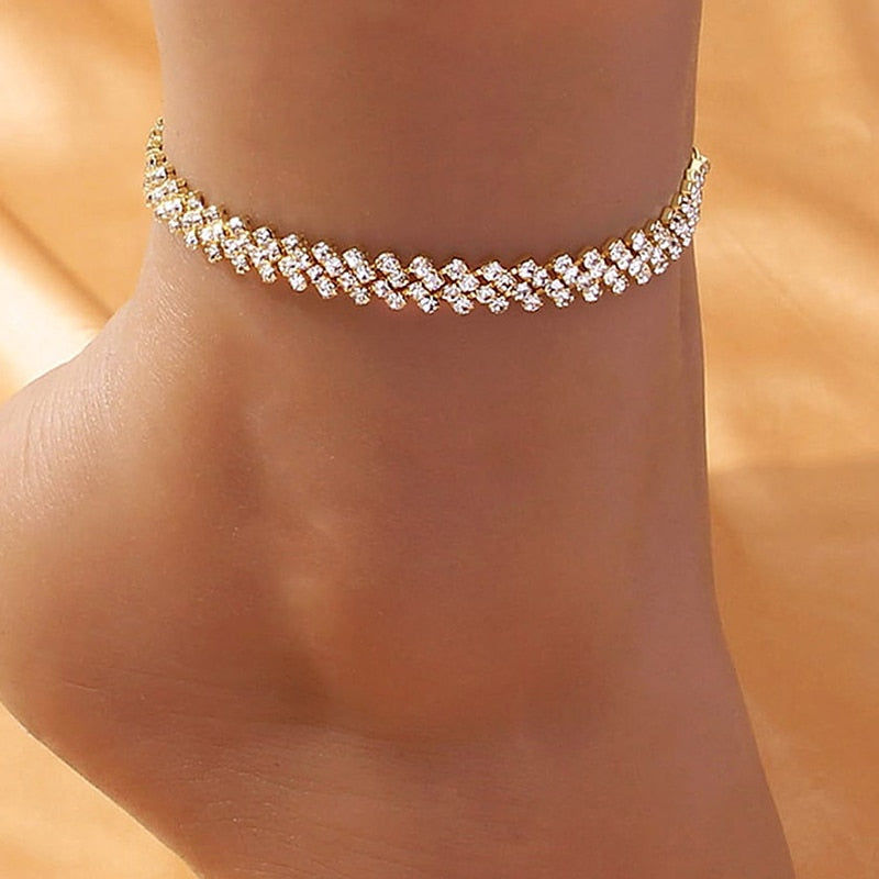 Thumbnail: Indian Bohemian Vintage Ankle Bracelet Chain Jewelry