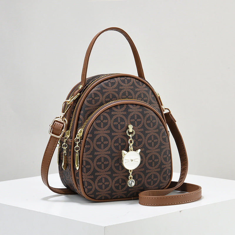 YaoJiang Women's Vintage-Style PU Bucket Handbag
