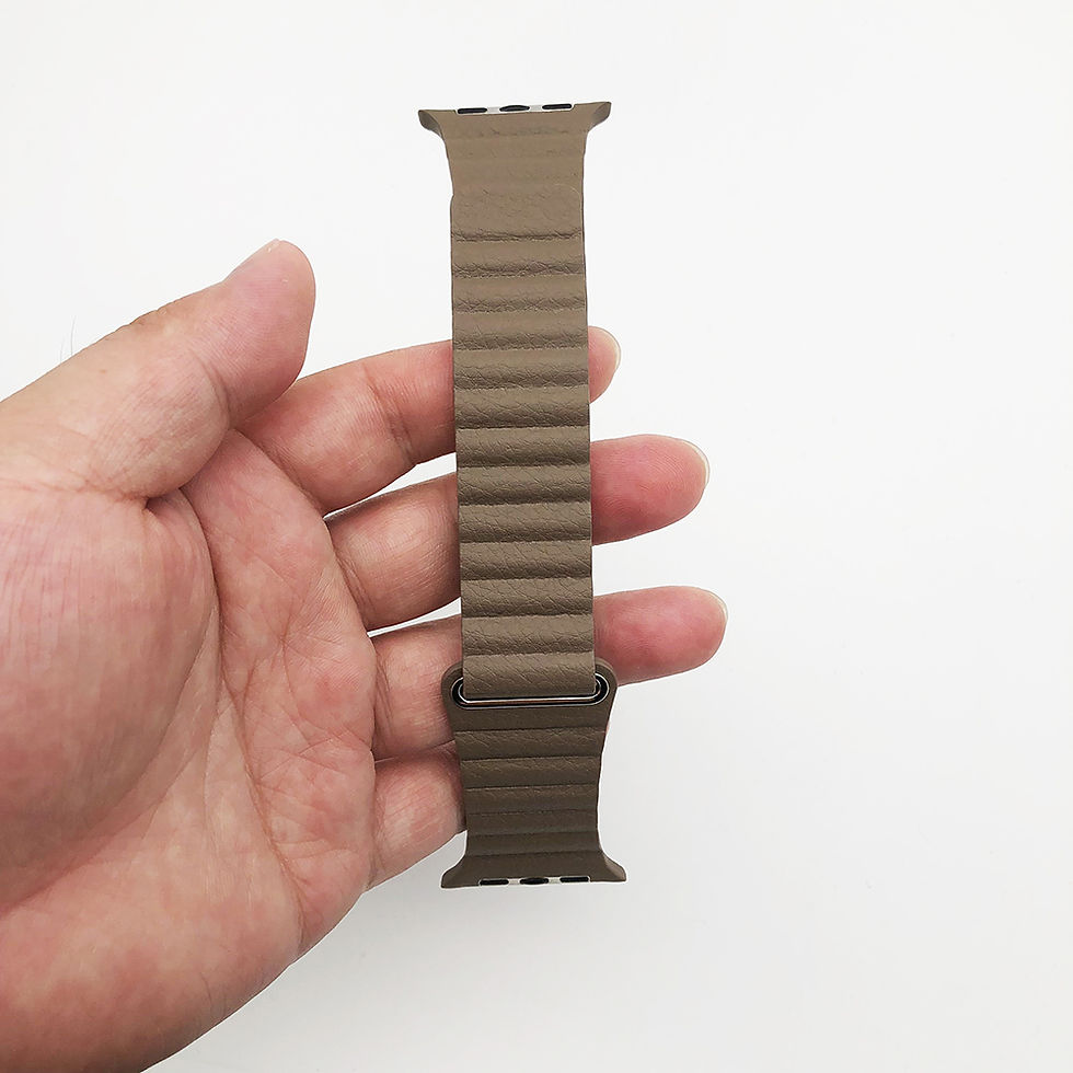 Thumbnail: Magnet Genuine Leather Apple Watch Band