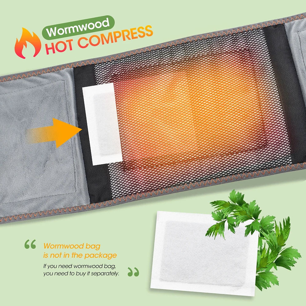 Thumbnail: Heat Therapy Lumbar Support Belt with Vibration Massage