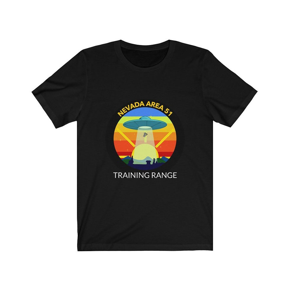 Thumbnail: Men's Area 51 Space Theme Cotton Short Sleeve T-Shirt