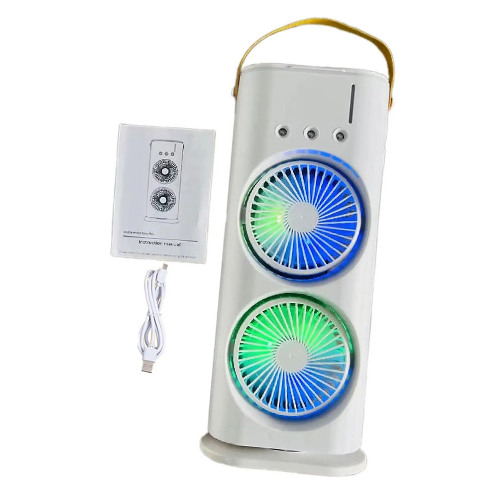 Thumbnail: Oscillating Table Fan Portable Desk Fan for Kids Girls Women Office