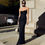 Thumbnail: Lightly Chest-wrapped Sequins Slightly Transparent Fishtail Gown Dress